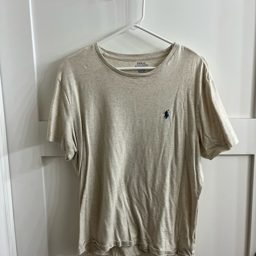 Polo by Ralph Lauren Tan Crew Neck Tee